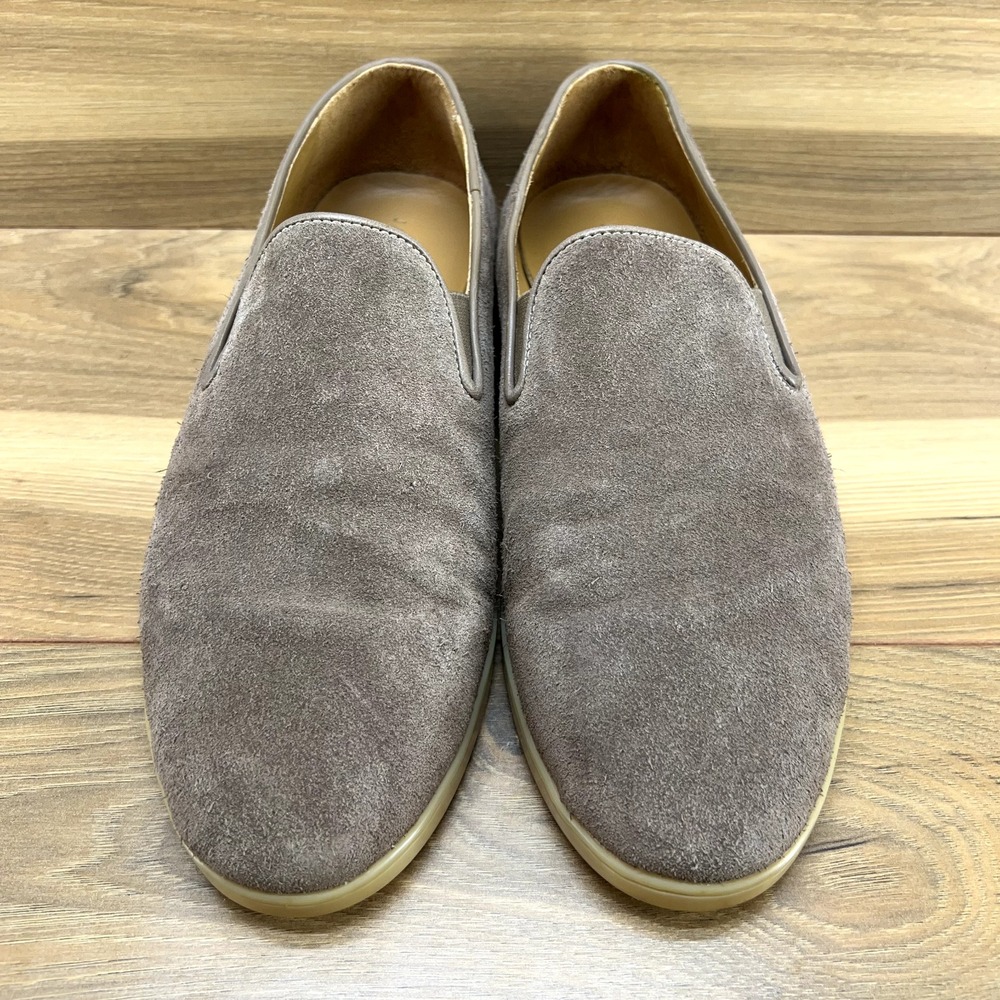 Jack Erwin Mens Shoes 8.5 Patrick Slip On Beige Suede Casual Shoes